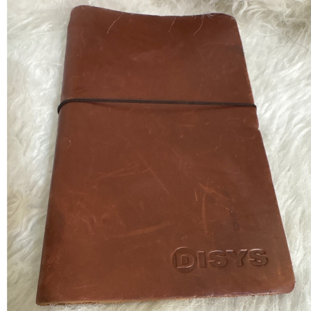Rustico Leather Travelers Notebook Brown Refillable Dot Grid Journal Made in USA
